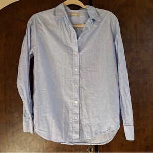 Everlane Button Down Shirt in Light Blue